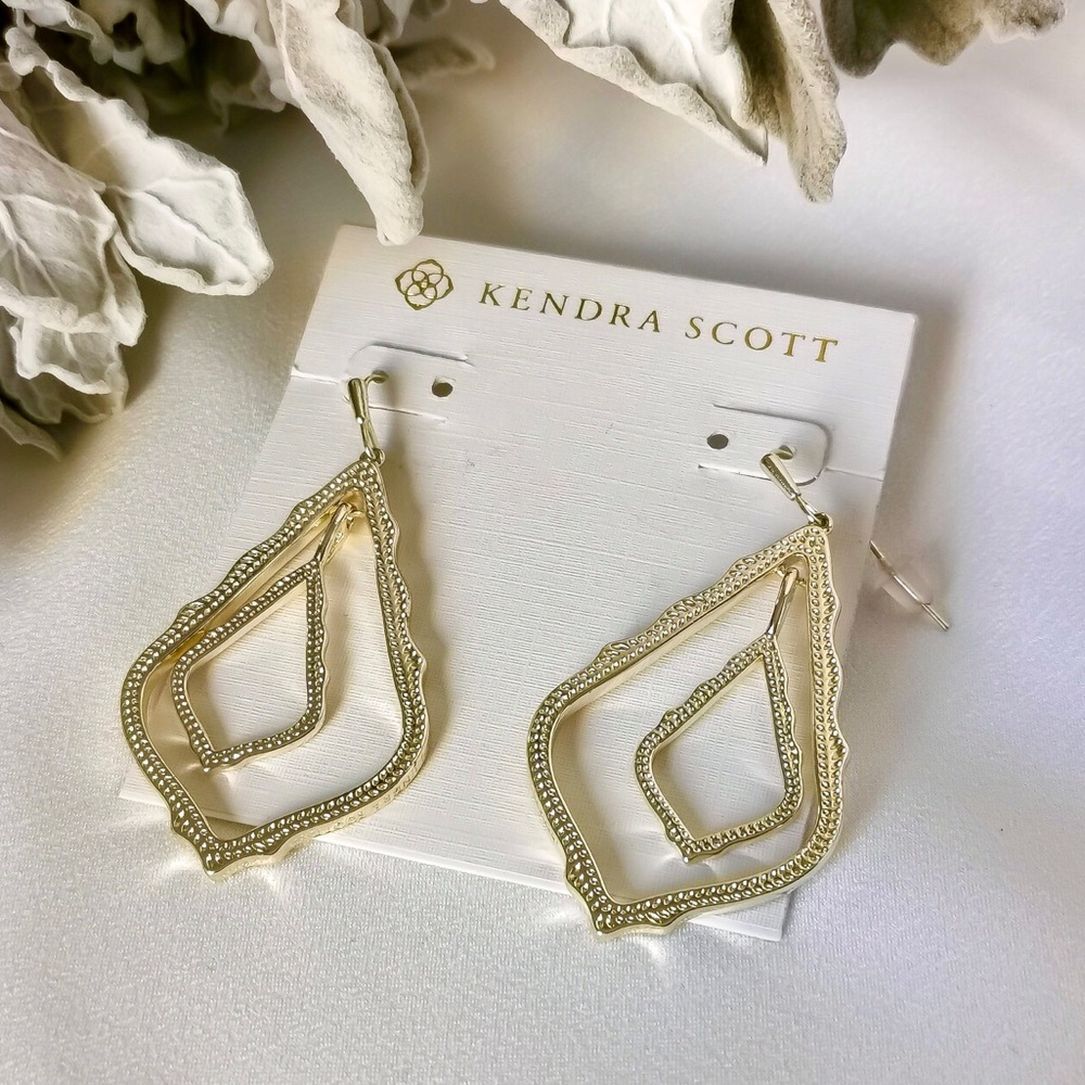 Kendra Scott Simon earrings gold